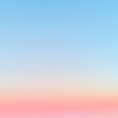 Soft Hues of Sky and Coral