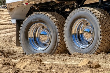 Shiny Wheels on a Dirt Track