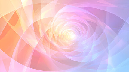 Abstract Pastel Spiral Glow