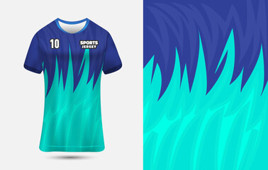 Sublimation Sports jersey design vector. Customizable Jersey design for Sublimation Printing