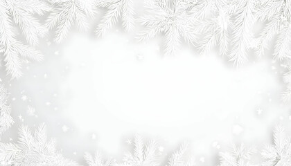 Obraz premium Christmas background with snowflakes