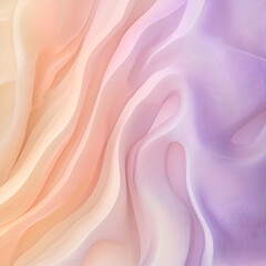 Obraz premium Subtle Peach & Lilac Waves