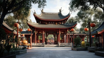 Obraz premium Traditional Chinese Architecture