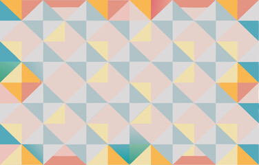 Abstract color poster seamless decorative pattern art vector 