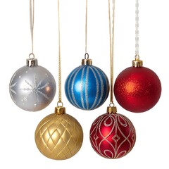 christmas tree ball isolated on white background