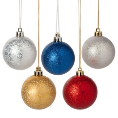 christmas tree ball isolated on white background