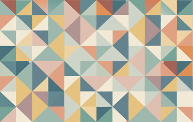 Obraz premium Abstract color poster seamless decorative pattern art vector 