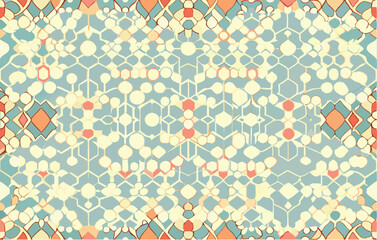 Abstract color poster light colour seamless decorative pattern art vector 