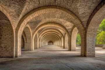 Obraz premium Stunning Brick Archway Architecture