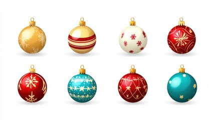 Isolated decoration ornament for holiday season.