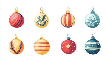 Isolated decoration ornament for holiday season.