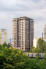 New multi-storey residential buildings in Tbilisi