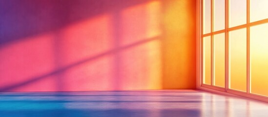 Brightly colored unfurnished apartment interior showcasing potential for stylish living real estate photography