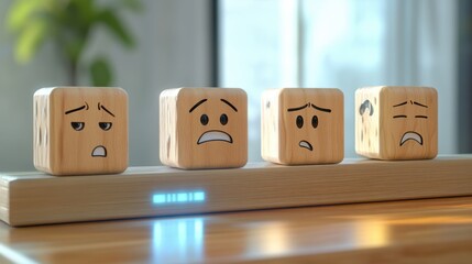 The Wooden Emotion Expression Blocks