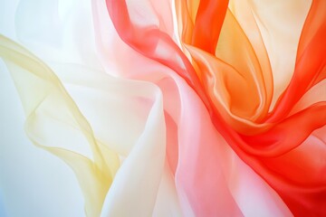 Obraz premium Flowing Colors of Fabric