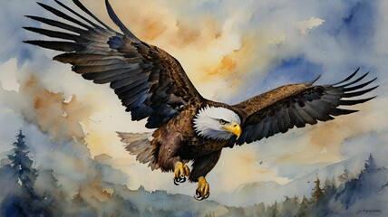 American bald eagle