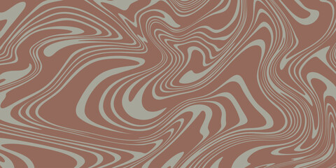 Abstract Wavy Lines Geometric Texture. Trendy Acid Abstraction Pattern. Vector Optical Illusion Art Illustration.