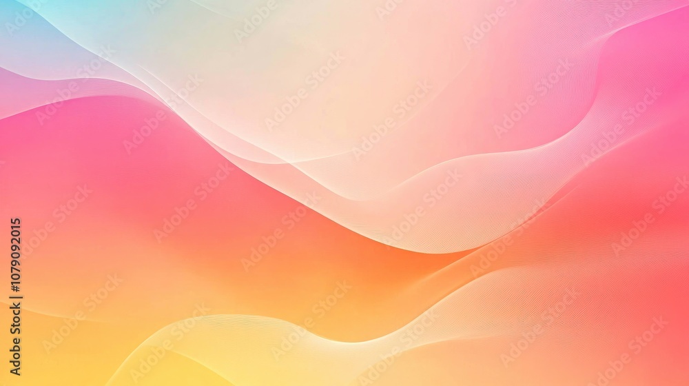 Poster abstract gradient background image in vibrant colors
