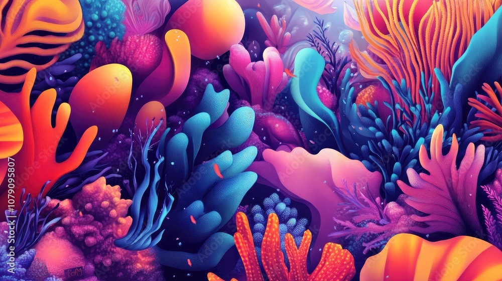 Poster digital illustration in raster format for photoshop showcasing imaginative art design elements in vi