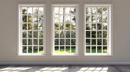 Fototapeta premium Three dimensional window design
