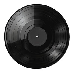 PNG Vintage vinyl record spinning on a turntable