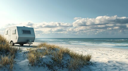 A Portrait of Extraordinary Muted Art in the Style of a Camper