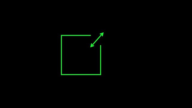  direction arrow icon animated video