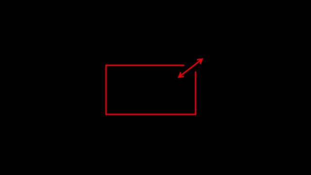 two direction arrow icon animated video