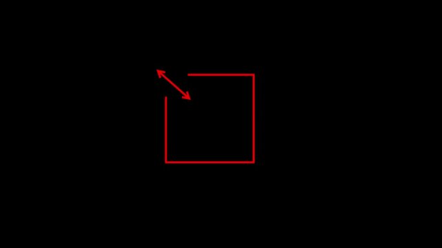  direction arrow icon animated video