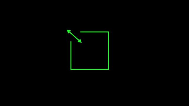  direction arrow icon animated video