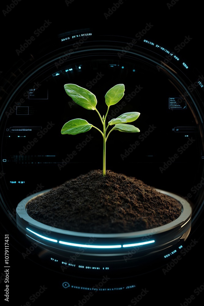 Poster discover how artificial intelligence and precision technology improve seed and plant monitoring, aid