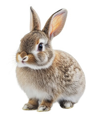 Obraz premium PNG Fluffy rabbit on a white background