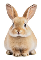 Obraz premium PNG Fluffy rabbit in a calm studio