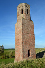 Plompe Toren ist ein spätgotischer, 23 Meter hoher Turm,  in Schouwen-Duiveland, Niederlande. Der...