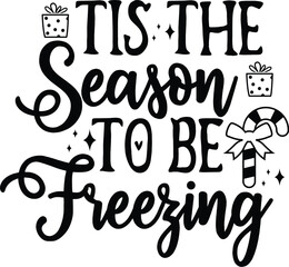 Christmas T-shirt Design, Holiday T-shirt, Merry Christmas Shirt, Winter Holiday Shirt, Christmas SVG Design, Christmas Quotes Shirt