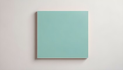 Mockup cuadro en blanco en la pared