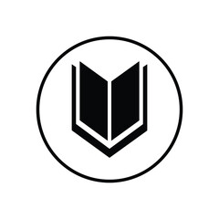 black and white book