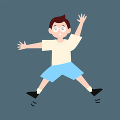 School man wearing uniform clothes cartoon design stock. Junior high school students with backpacks and books, male and female school pupils flat vector illustration set. Happy friends going to school