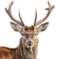 deer isolated on white background