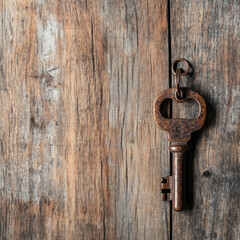 Antique Key Isolated
