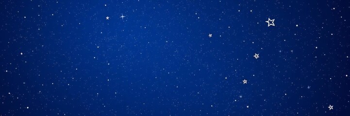 Fototapeta premium Abstract background with scattered blue stars on white backdrop, ideal for cosmic or celestial themes, white, stars