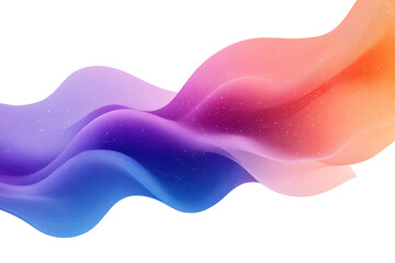 Gradient fluid shape representing mental health concepts in a soothing design