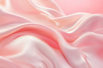 Obraz premium Red Silk Fabric Waves: Elegant Abstraction for Fashion Showcase