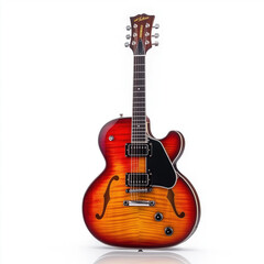 Fototapeta premium Jazz Guitar Isolated