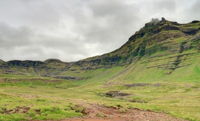 montagne Kirkjufell en Islande située à Grundarfjordur
