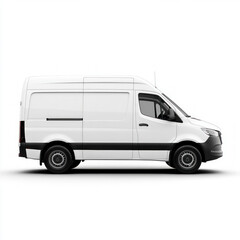 Van Side View Isolated
