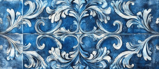 Ceramic tile design featuring intricate patterns for stylish wall decor in modern interior settings textile wallpaper background