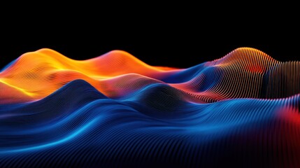 The Colorful Flowing Waves