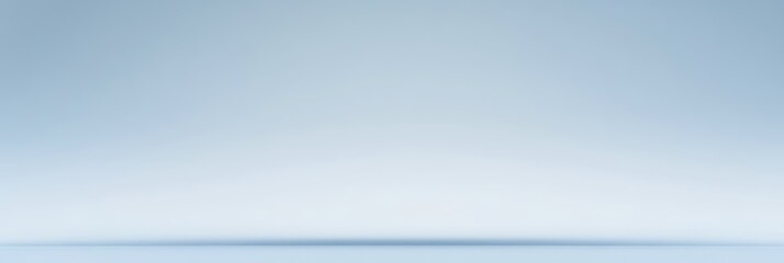 青い背景のシンプルな空間での製品展示のためのプレゼンテーション