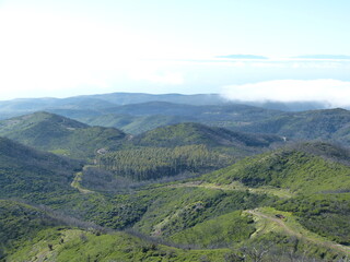 Obraz premium landschaft berge gomera kanaren